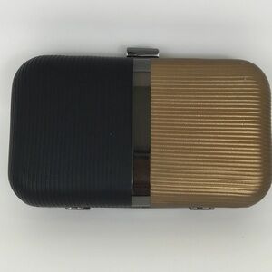 BellaKiara purse Brand new elegant clutch in black/ brown